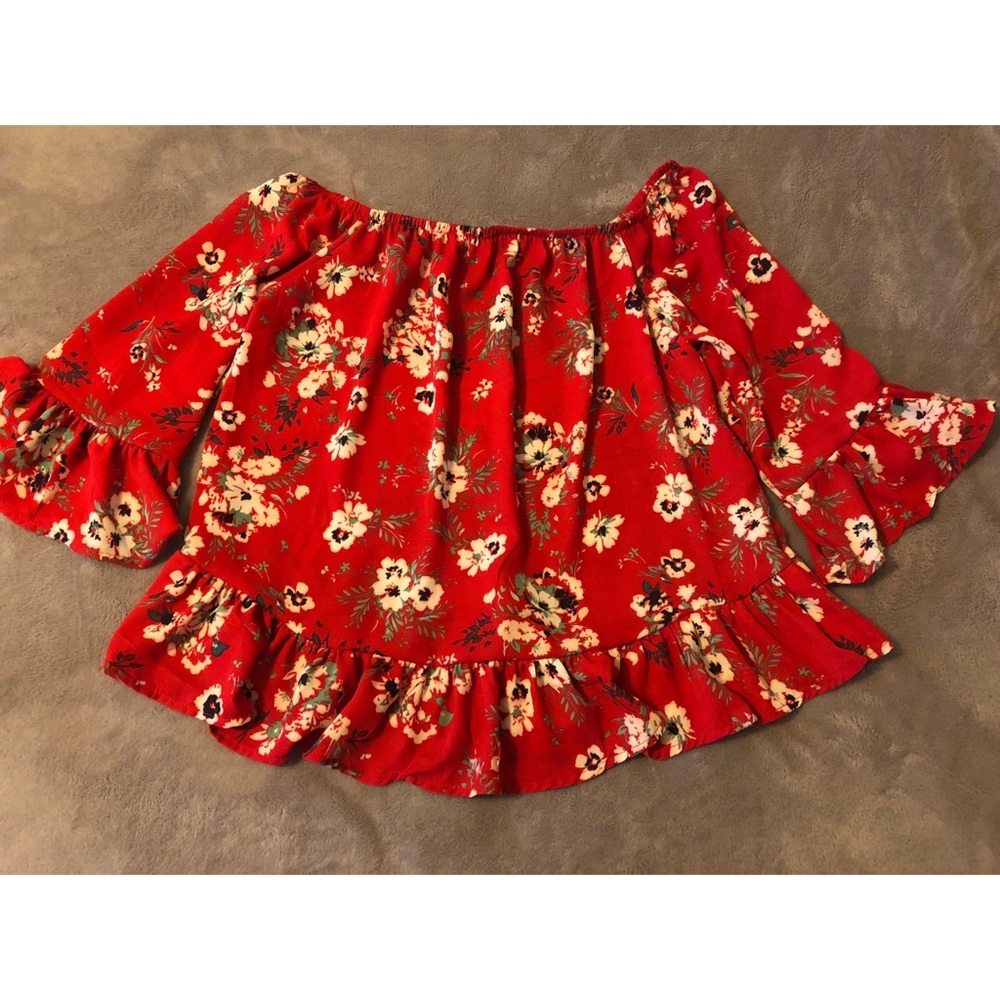 Off the shoulders blouse